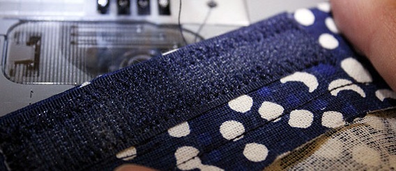 costura de velcro para funda de almohadon de sillon