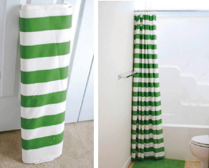 Como hacer cortinas de baño