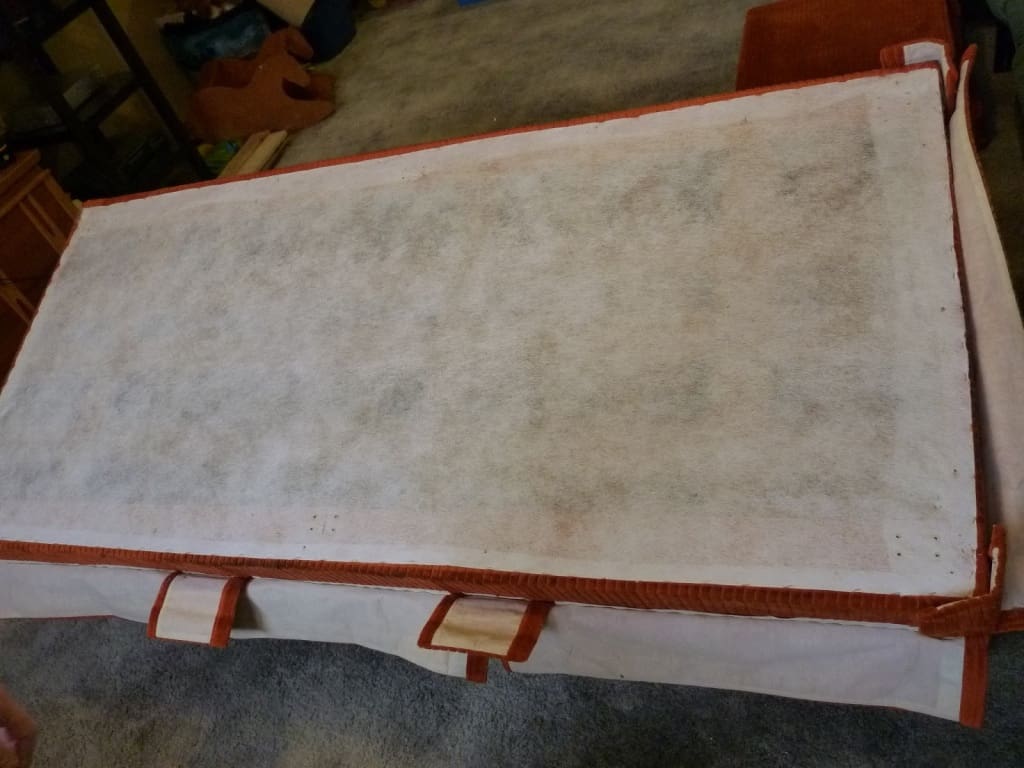 parte de atrás sillón para tapizar