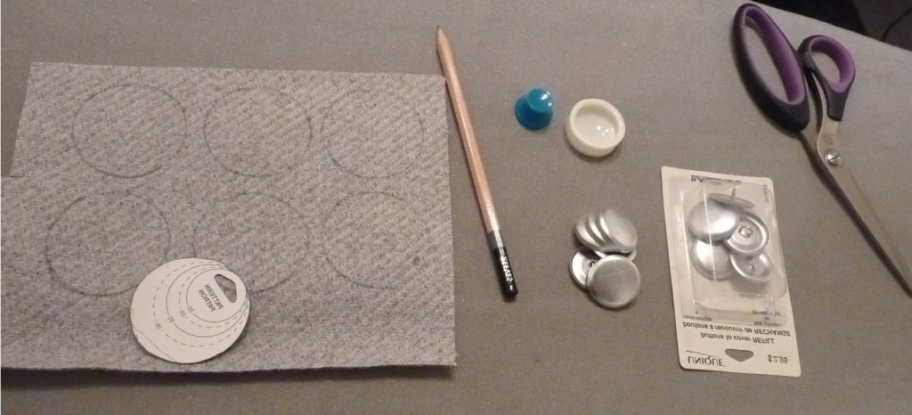 kit de botones de tela de respaldo para tapizar sillón