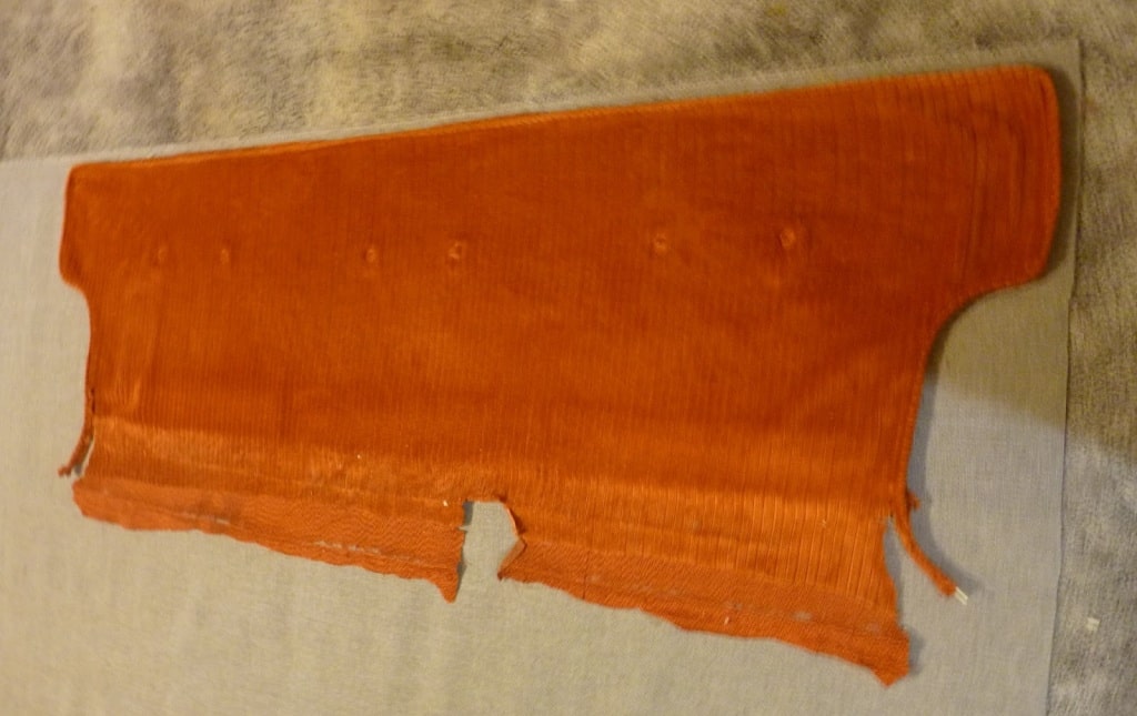 patrón de tela de respaldo para tapizar el respaldos del sillón