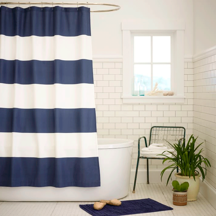 Decoracion de baño en tela ~ dikidu.com