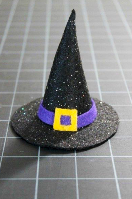 Cómo hacer un sombrero de bruja de tela  - Blog