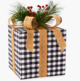 C&oacute;mo decorar una caja con tela para regalos navide&ntilde;os