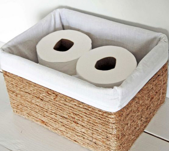 Cómo realizar un organizador de tela para rollos de papel higiénico -  Trapitos.com.ar - Blog