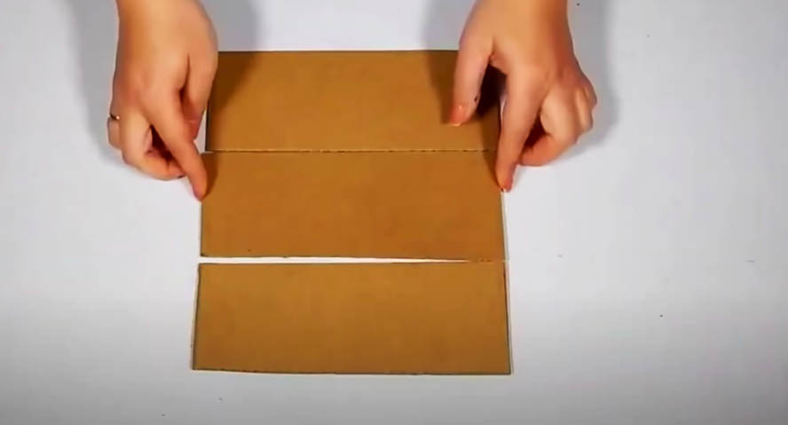 marcado y corte de cartón para separador de cubiertos con tela