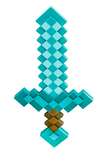 C&oacute;mo confeccionar una espada de Minecraft con tela