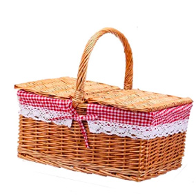 C&oacute;mo confeccionar una canasta con tela para picnic