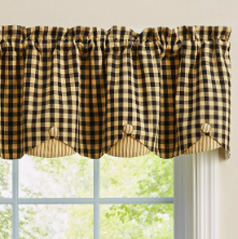 C&oacute;mo confeccionar una cortina con picos de tela para cocina