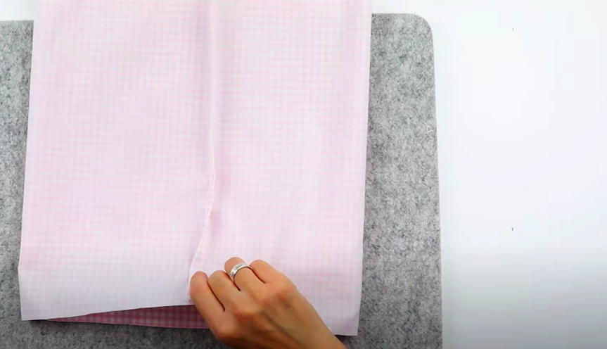 costura de unión de tela para blusa de niña