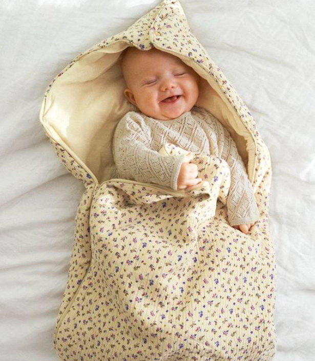 mantita de tela cerrada para bebé extratip